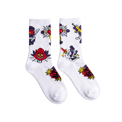 Shroomz Classic Trad Sock (WHITE)