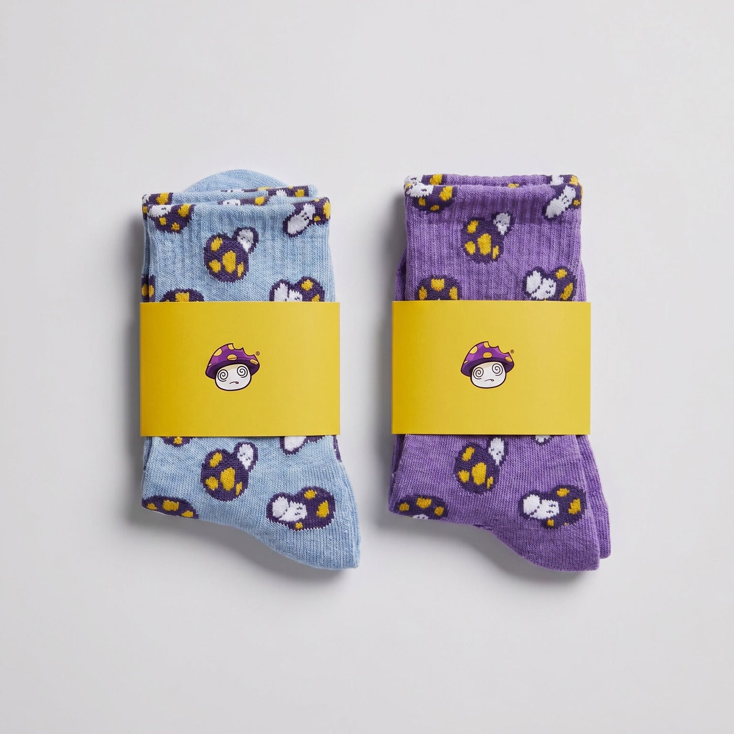 Shroomz Meadow Socks (PURPLE)