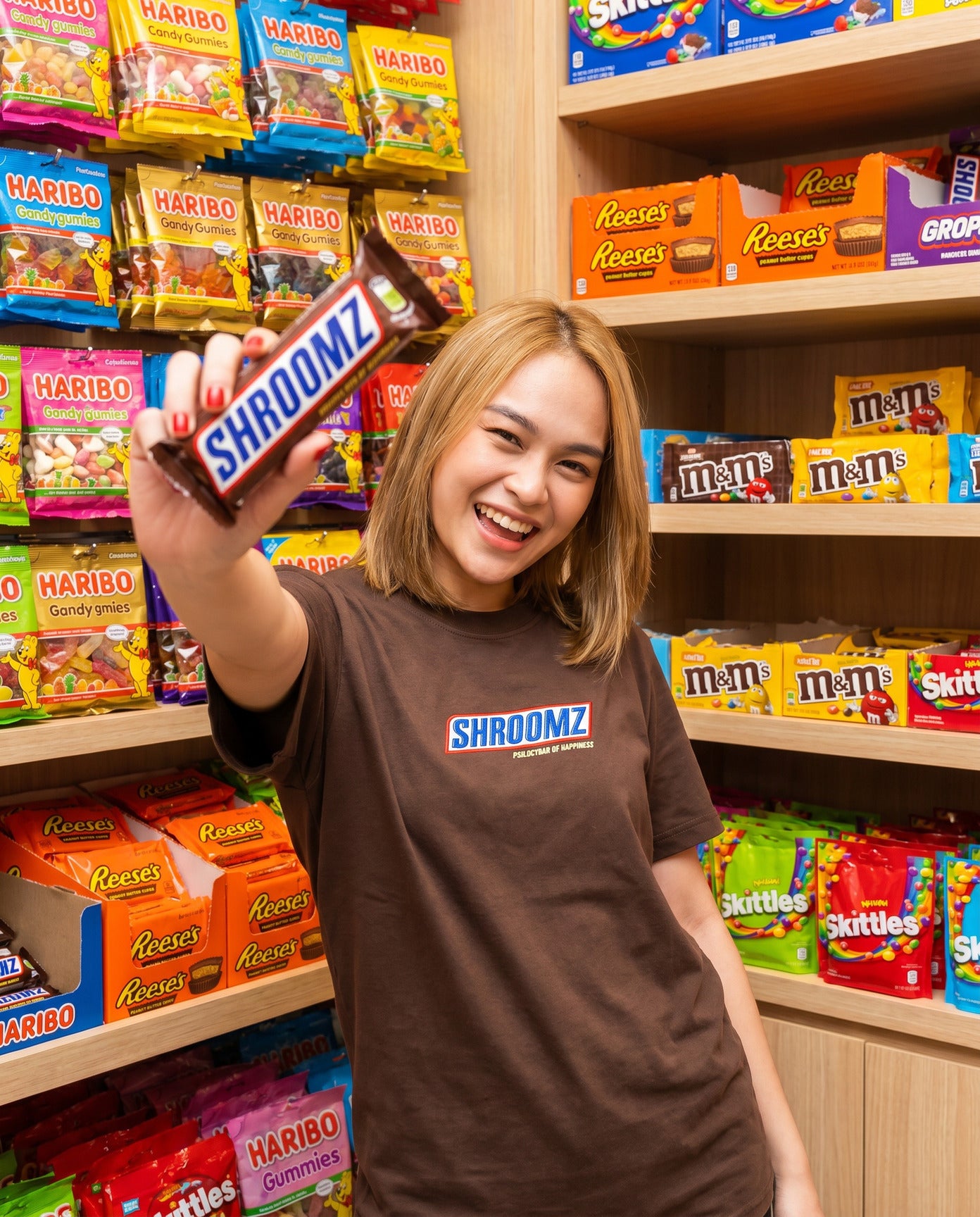 Shroomz Snicker Logo Embroid design