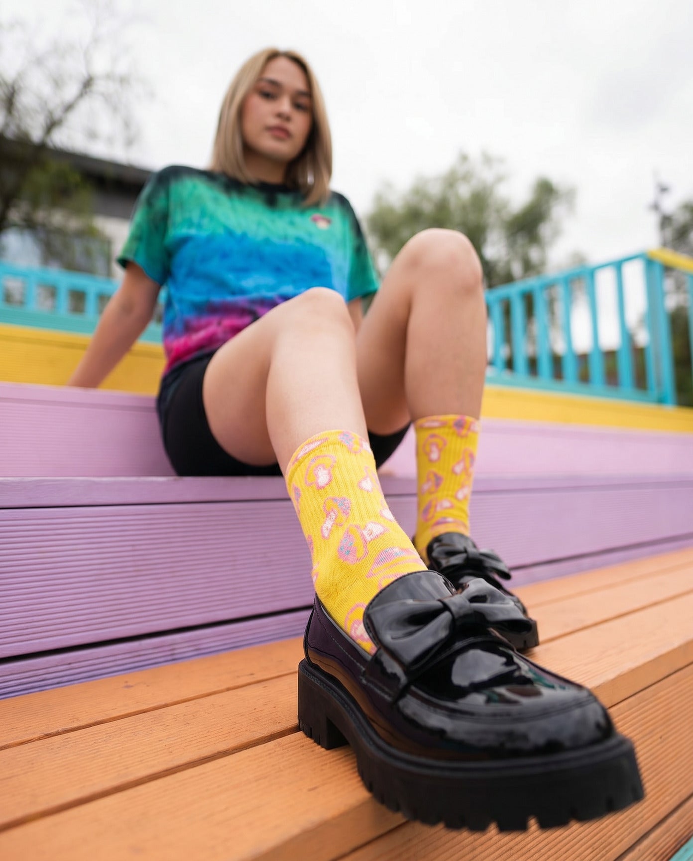 Shroomz Willow Socks (YELLOW)