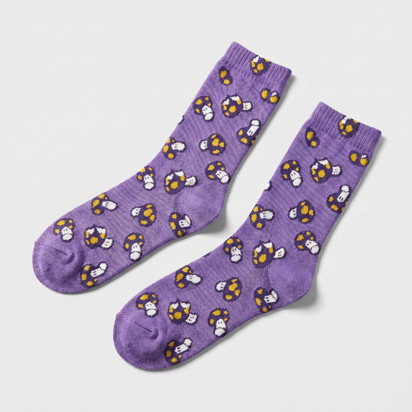 Shroomz Meadow Socks (PURPLE)