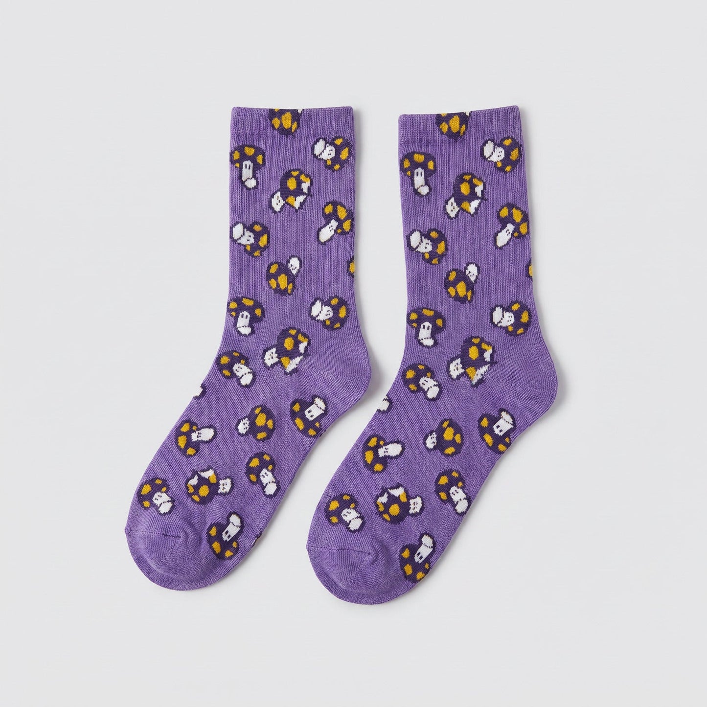 Shroomz Meadow Socks (PURPLE)