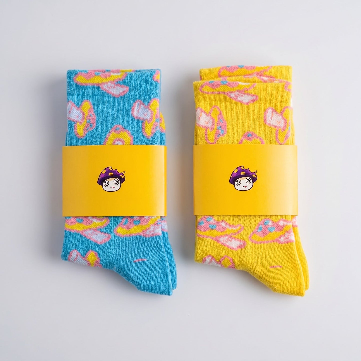 Shroomz Willow Socks (BLUE)