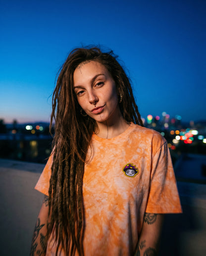 Shroomz Tie dye shirt (PEACH)