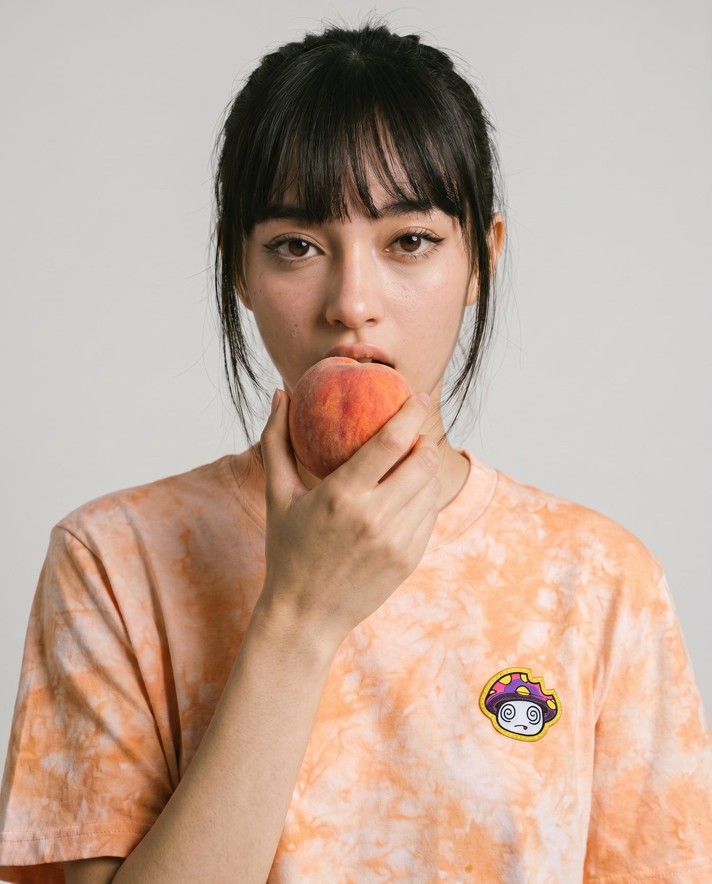 Shroomz Tie dye shirt (PEACH)