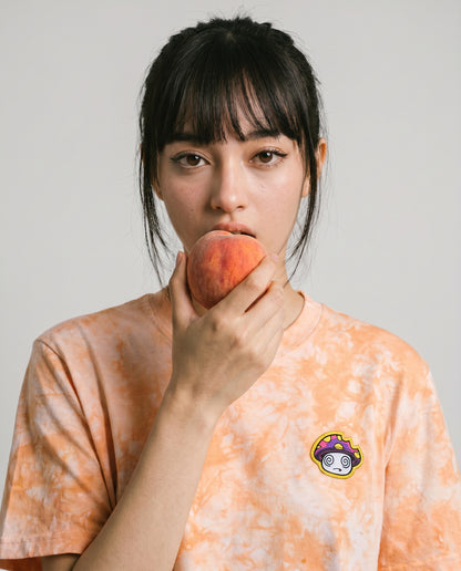 Shroomz Tie dye shirt (PEACH)