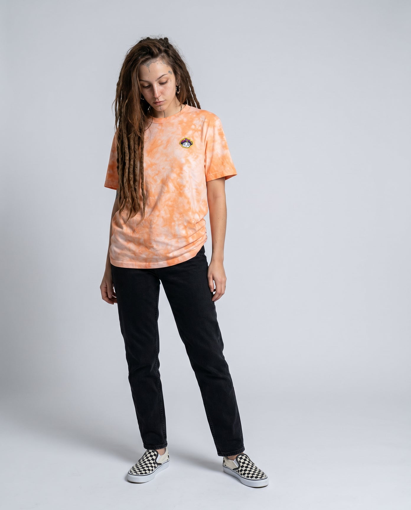 Shroomz Tie dye shirt (PEACH)