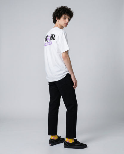 Shroomz Fingerboard Logo shirts design (WHITE)