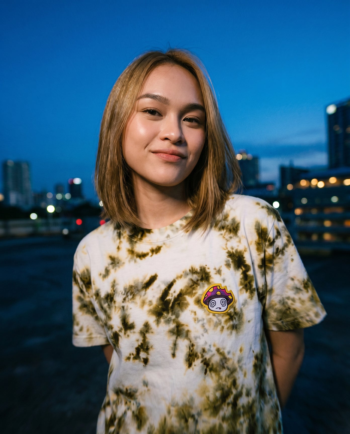 Shroomz Tie Dye shirt (MARBLE)