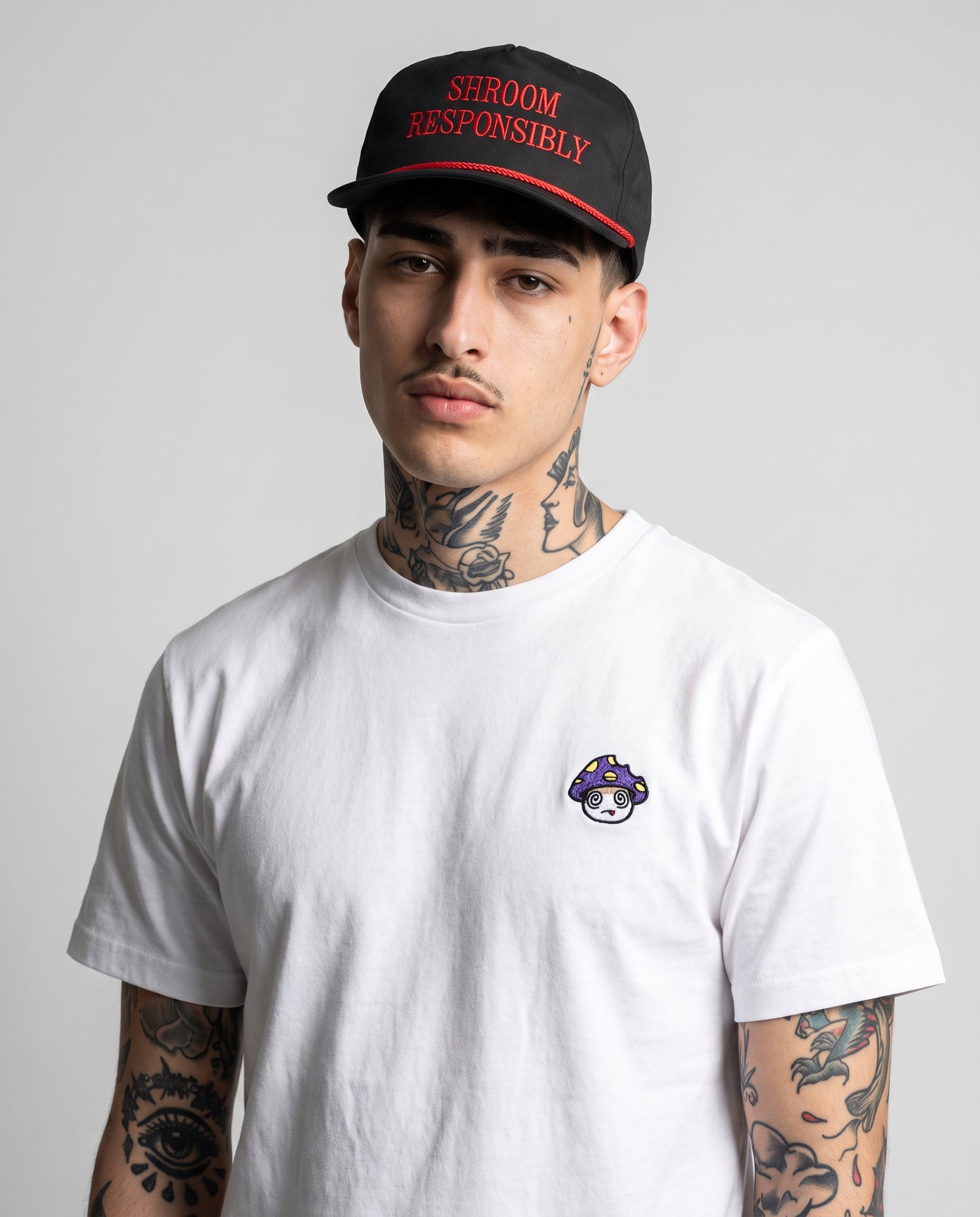Shroomz Cap Shroom Responsibly design (BLACK)