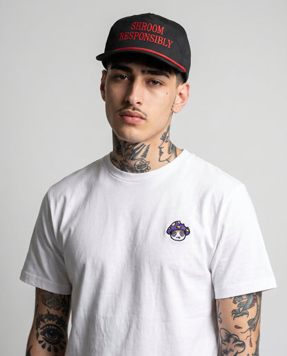 Shroomz Cap Shroom Responsibly design (BLACK)