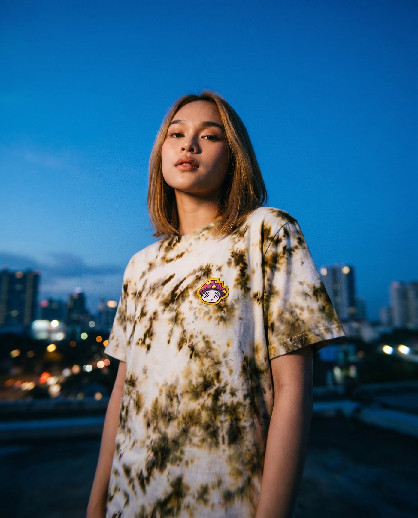 Shroomz Tie Dye shirt (MARBLE)