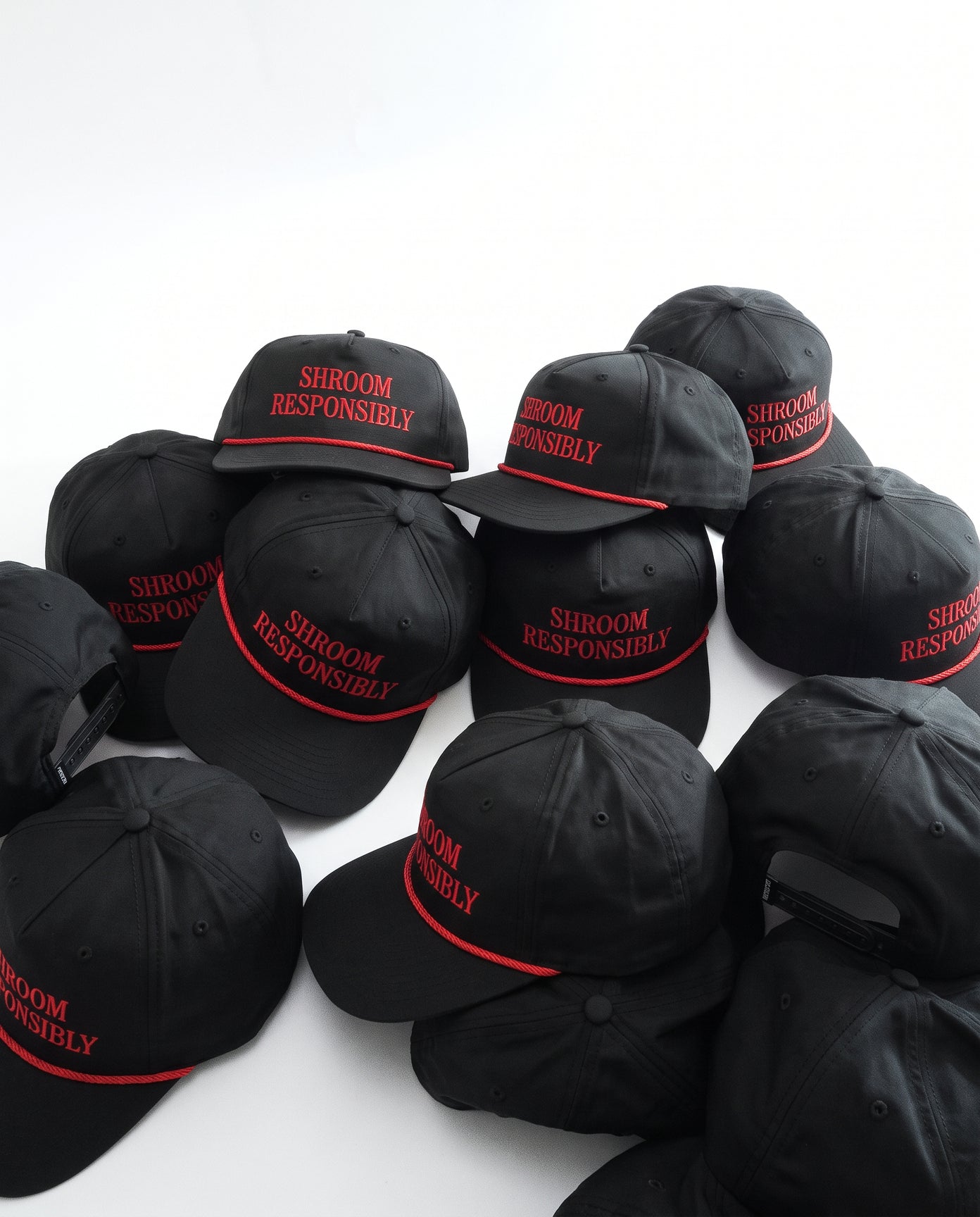 Shroomz Cap Shroom Responsibly design (BLACK)