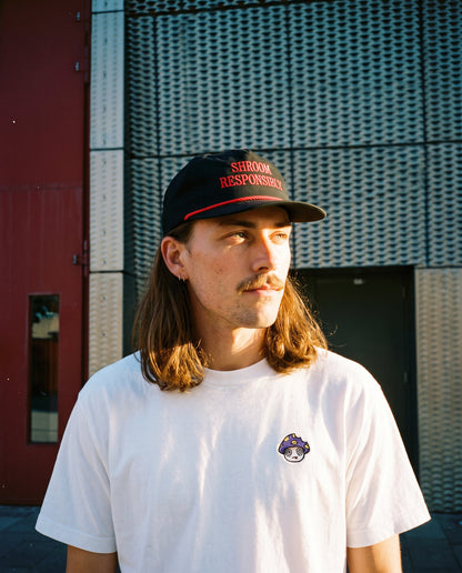 Shroomz Cap Shroom Responsibly design (BLACK)