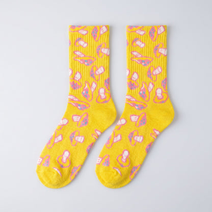 Shroomz Willow Socks (YELLOW)