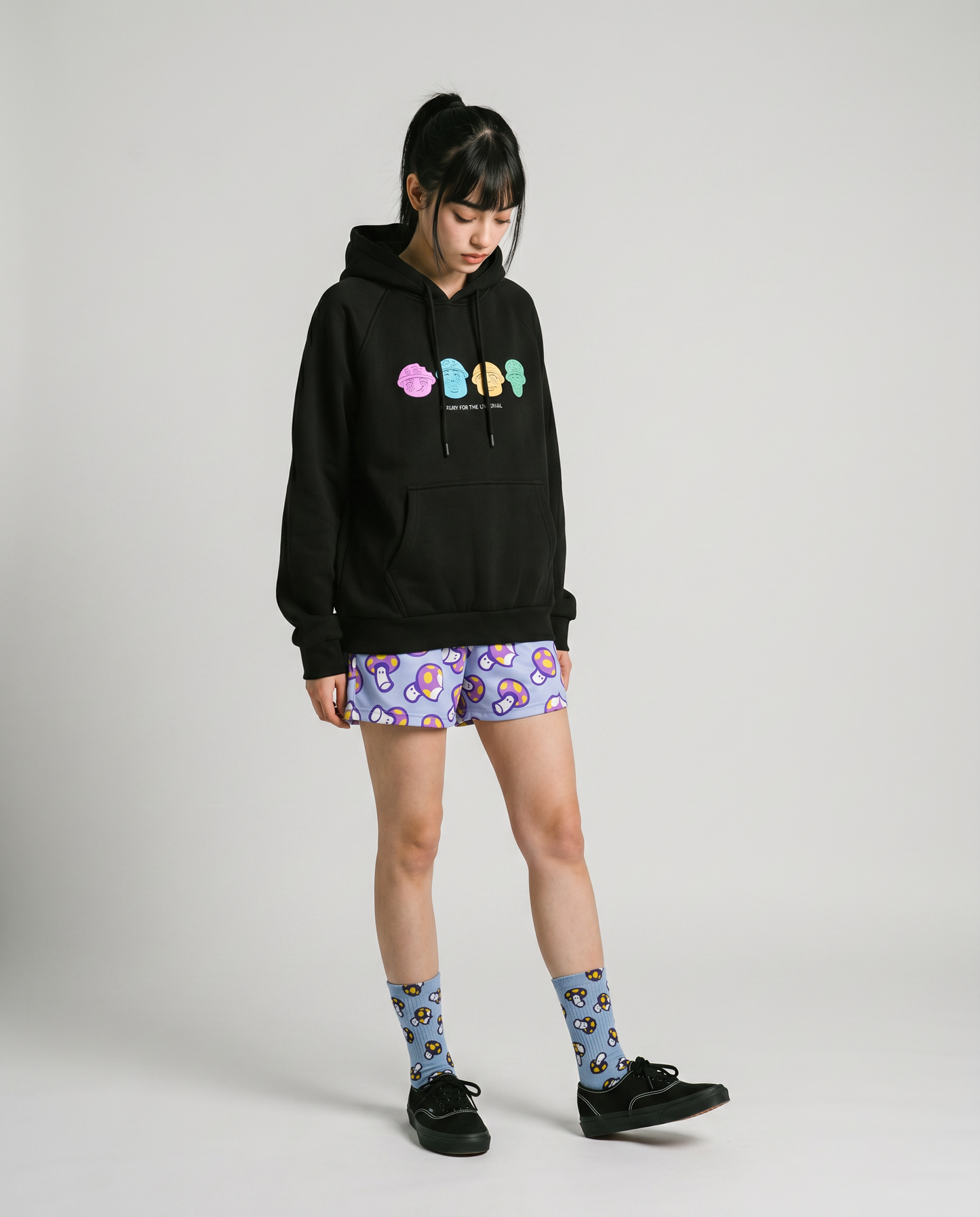 Shroomz Meadow shorts (BLUE)