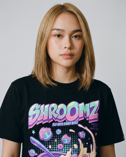 Shroomz Cereal Design Shirt (BLACK)