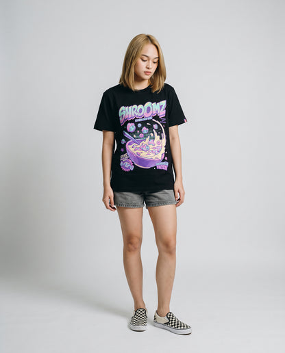 Shroomz Cereal Design Shirt (BLACK)