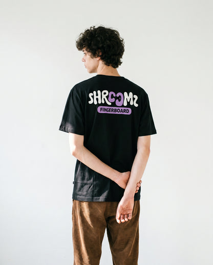 Shroomz Fingerboard Logo shirts design (BLACK)