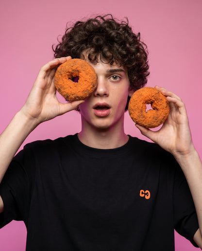 Shroomz Fingerboard x Donut Wheels design shirts (BUTTERNUT)