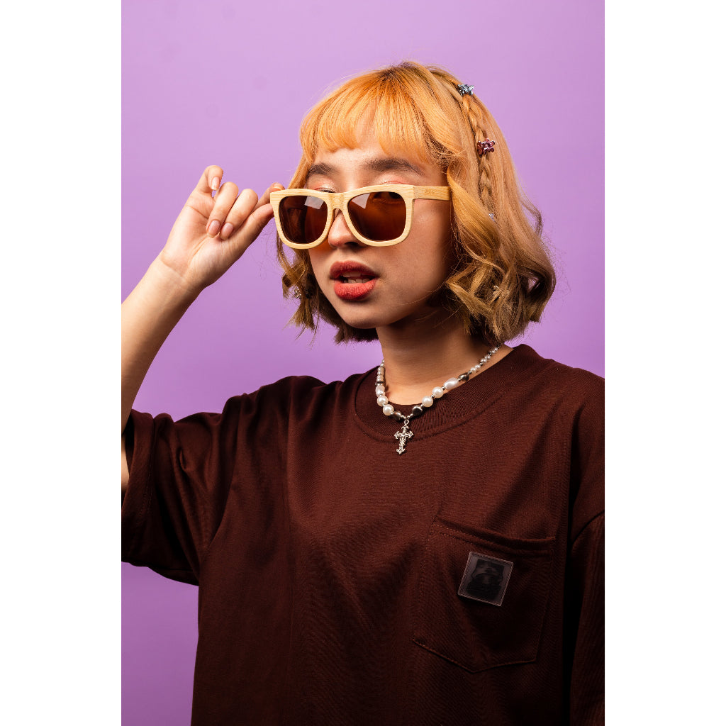 Shroomz Pocket Tees Collection (Choco Brown)