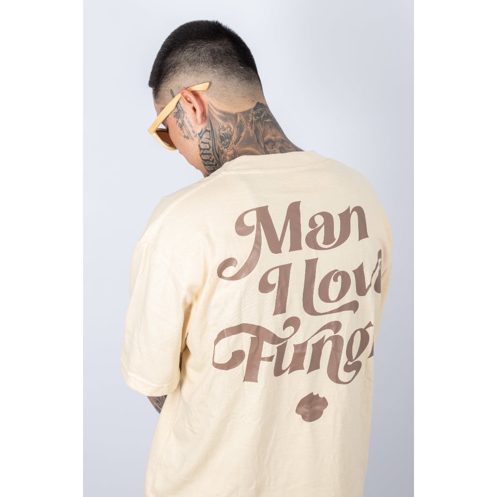 Shroomz Man I Love Fungi Collection (M.I.L.F) (BEIGE)